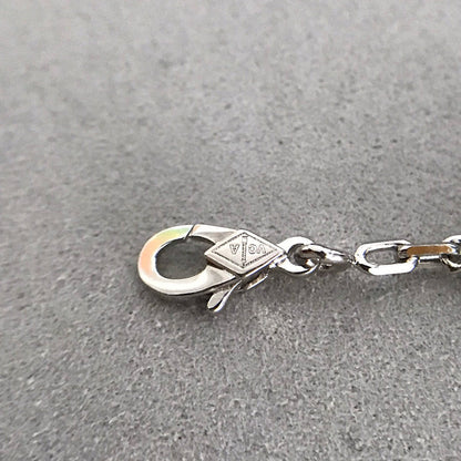 Clover Five Motif Bracelet - Black Silver