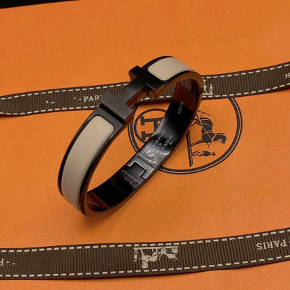 Klassisches H Armband - Schwarzbraun