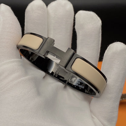 Klassisches H Armband - Schwarzbraun