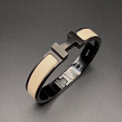 Klassisches H Armband - Schwarzbraun
