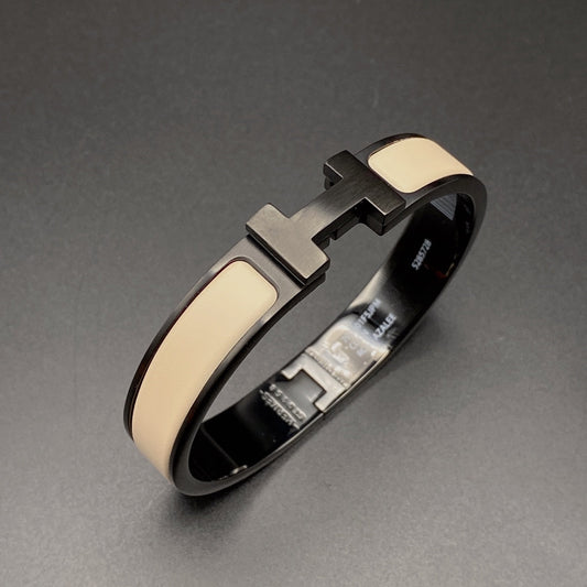 Klassisches H Armband - Schwarzbraun