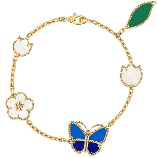 Lucky Bloom Butterfly Bracelet