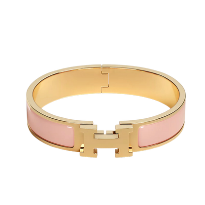 Klassisches H Armreif - Roségold
