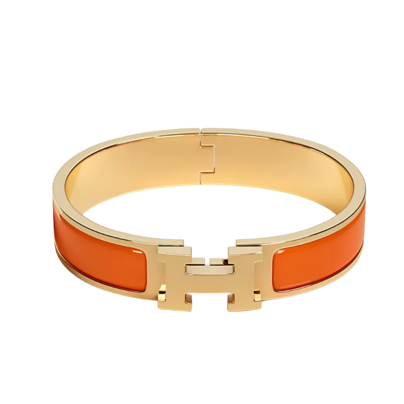 Klassischer H Armreif – Orange