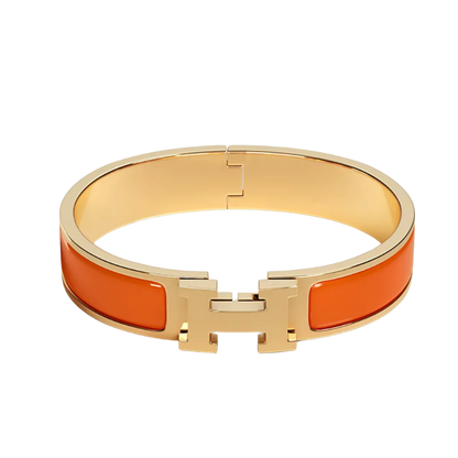Klassischer H Armreif – Orange