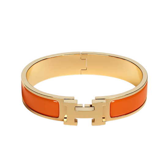 Klassischer H Armreif – Orange