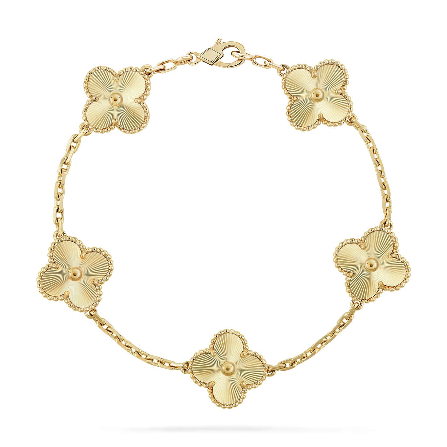 Armband mit Fünf-Blatt-Motiv – Gold