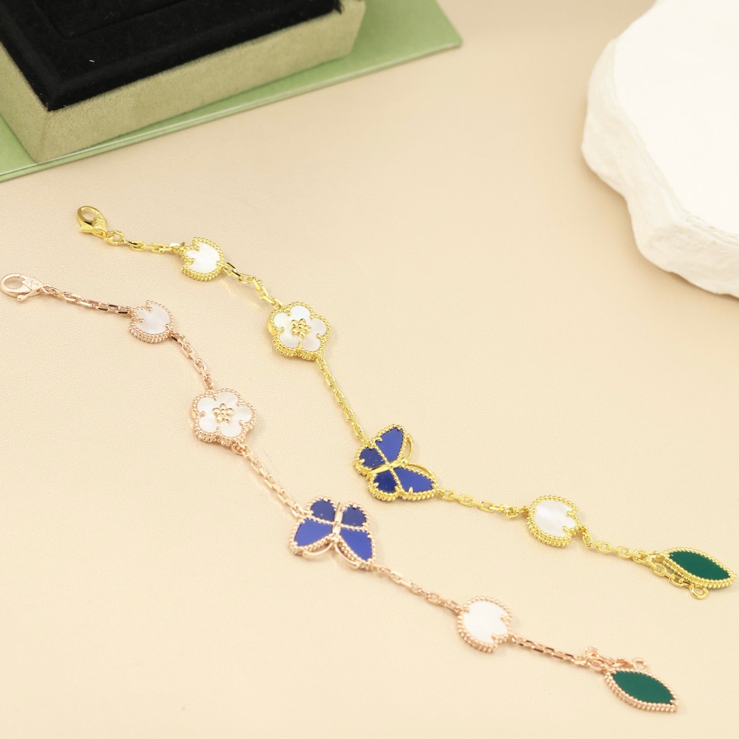 Lucky Bloom Butterfly Bracelet