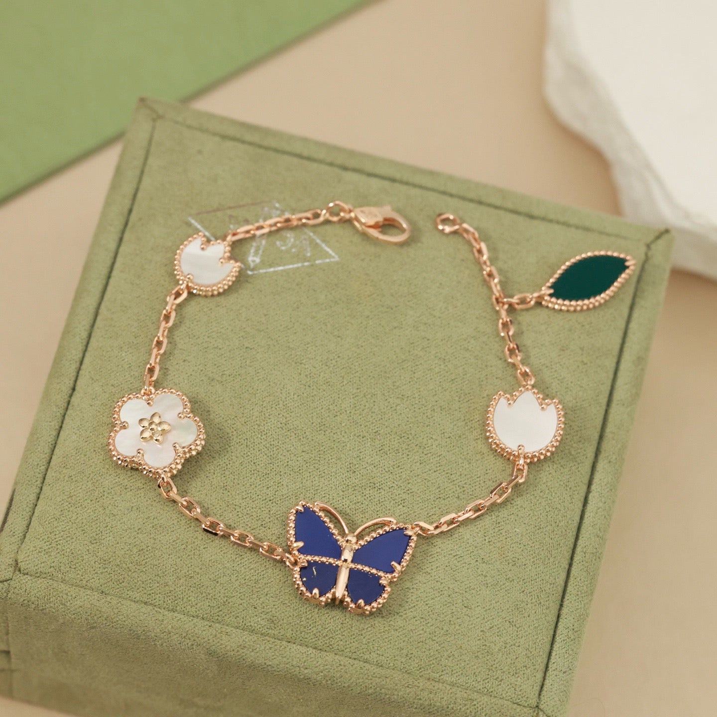Lucky Bloom Butterfly Bracelet