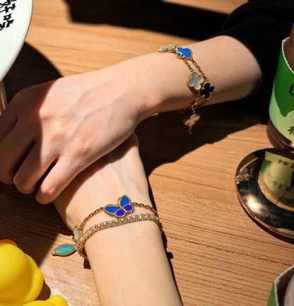 Lucky Bloom Butterfly Bracelet