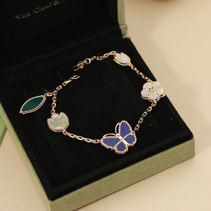Lucky Bloom Butterfly Bracelet