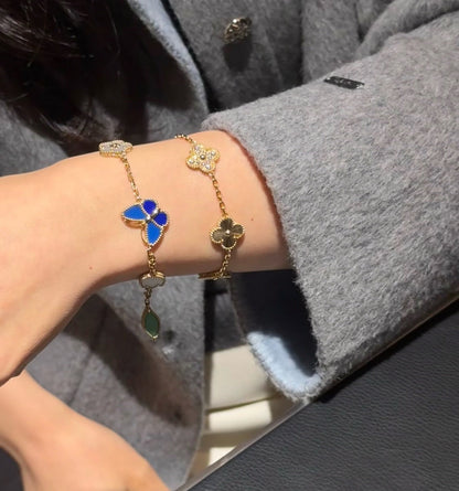 Lucky Bloom Butterfly Bracelet